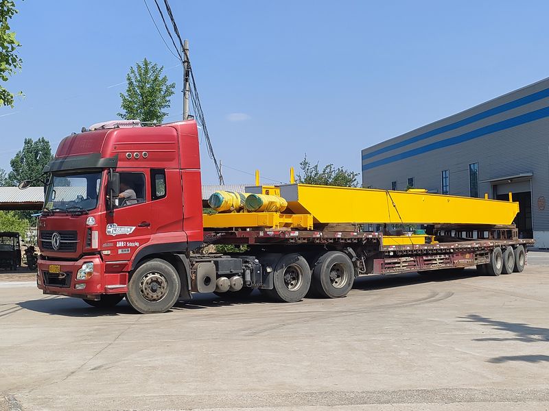 電動葫蘆橋式起重機  LH16/5t-16.4m 制作完成，發(fā)往湖南交付客戶使用。